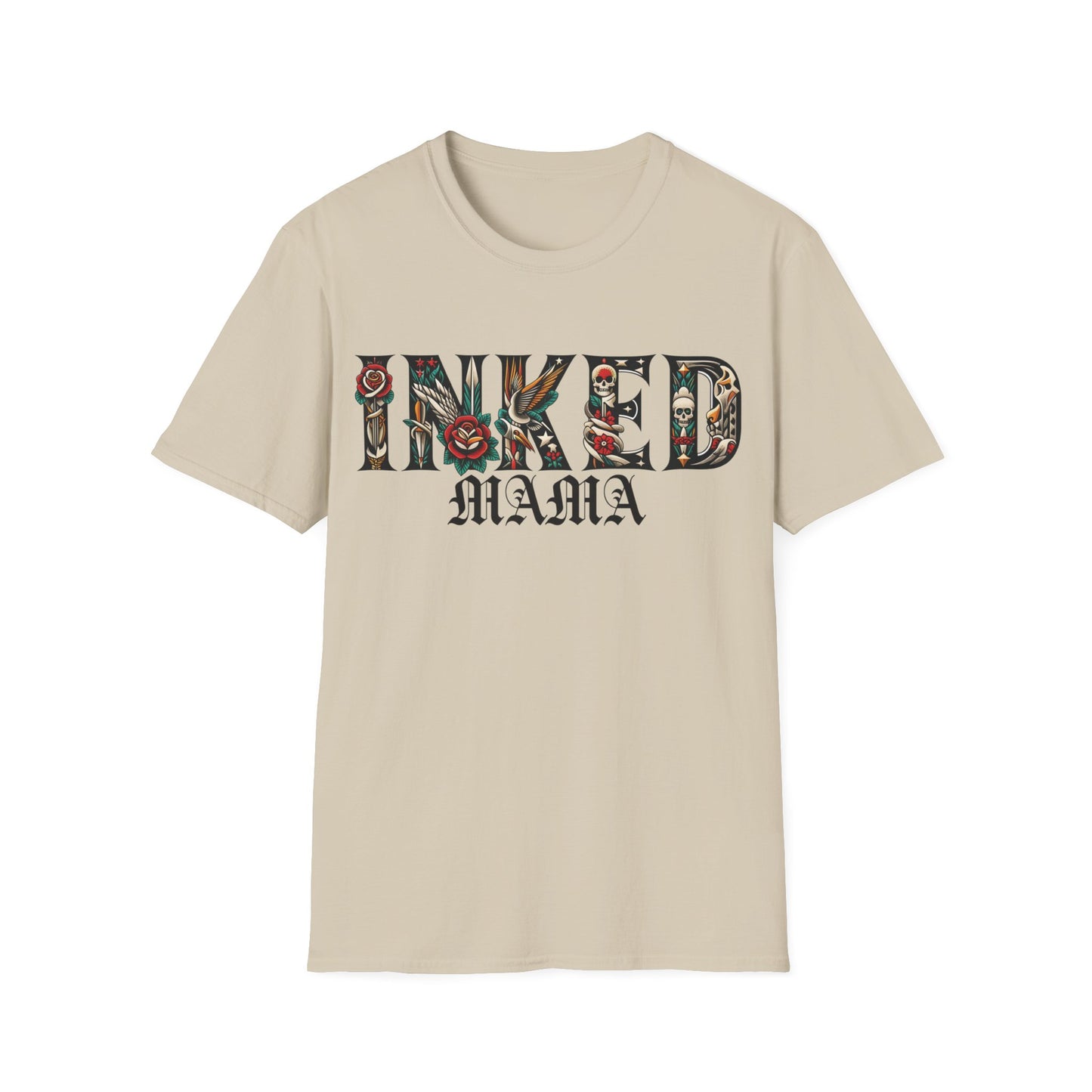 Inked Mama Retro Tattoo T-shirt