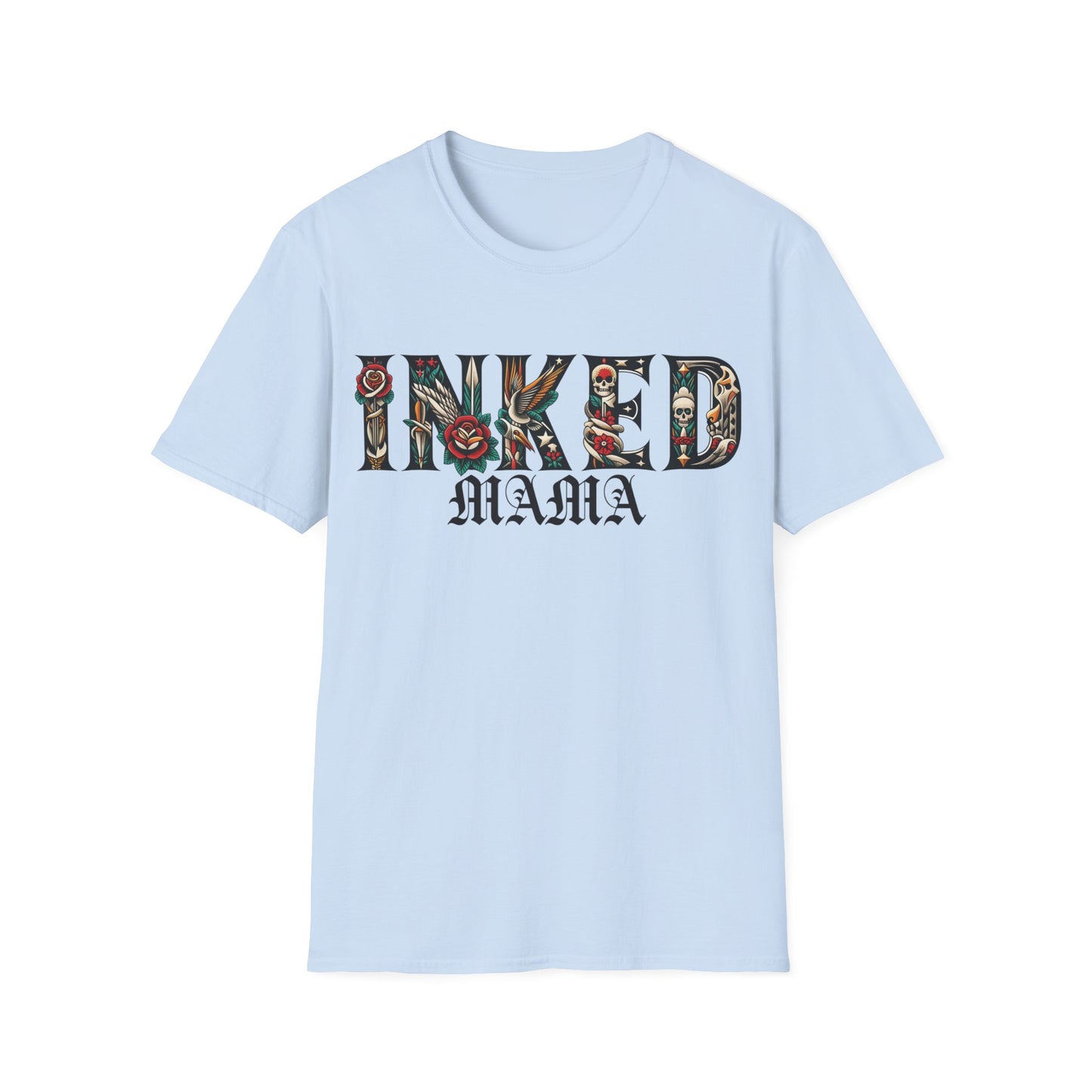 Inked Mama Retro Tattoo T-shirt