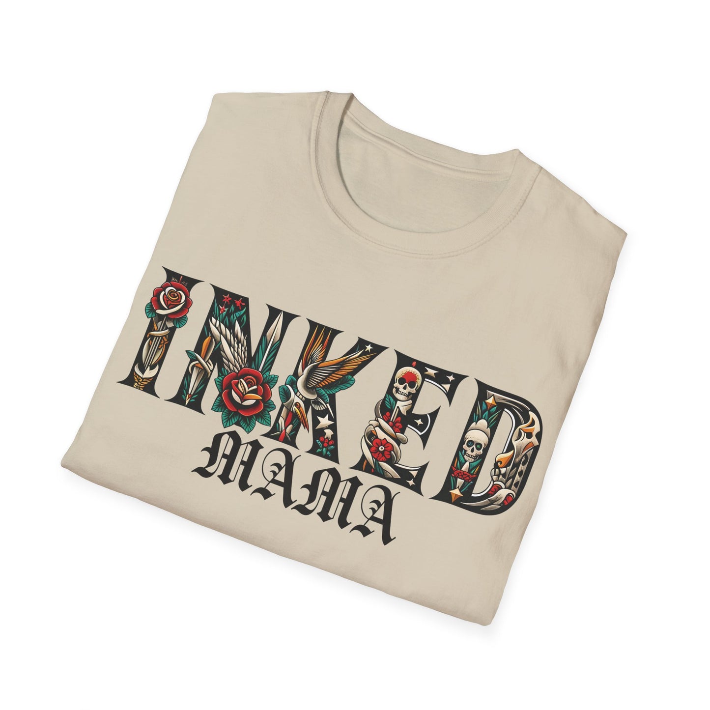 Inked Mama Retro Tattoo T-shirt