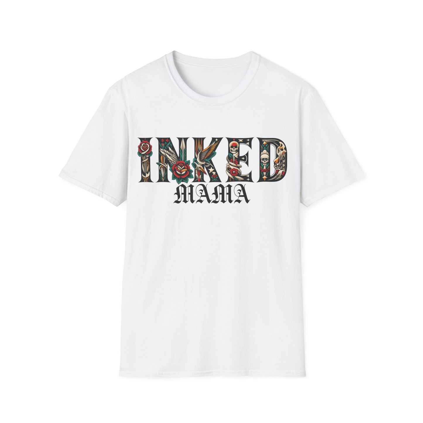 Inked Mama Retro Tattoo T-shirt