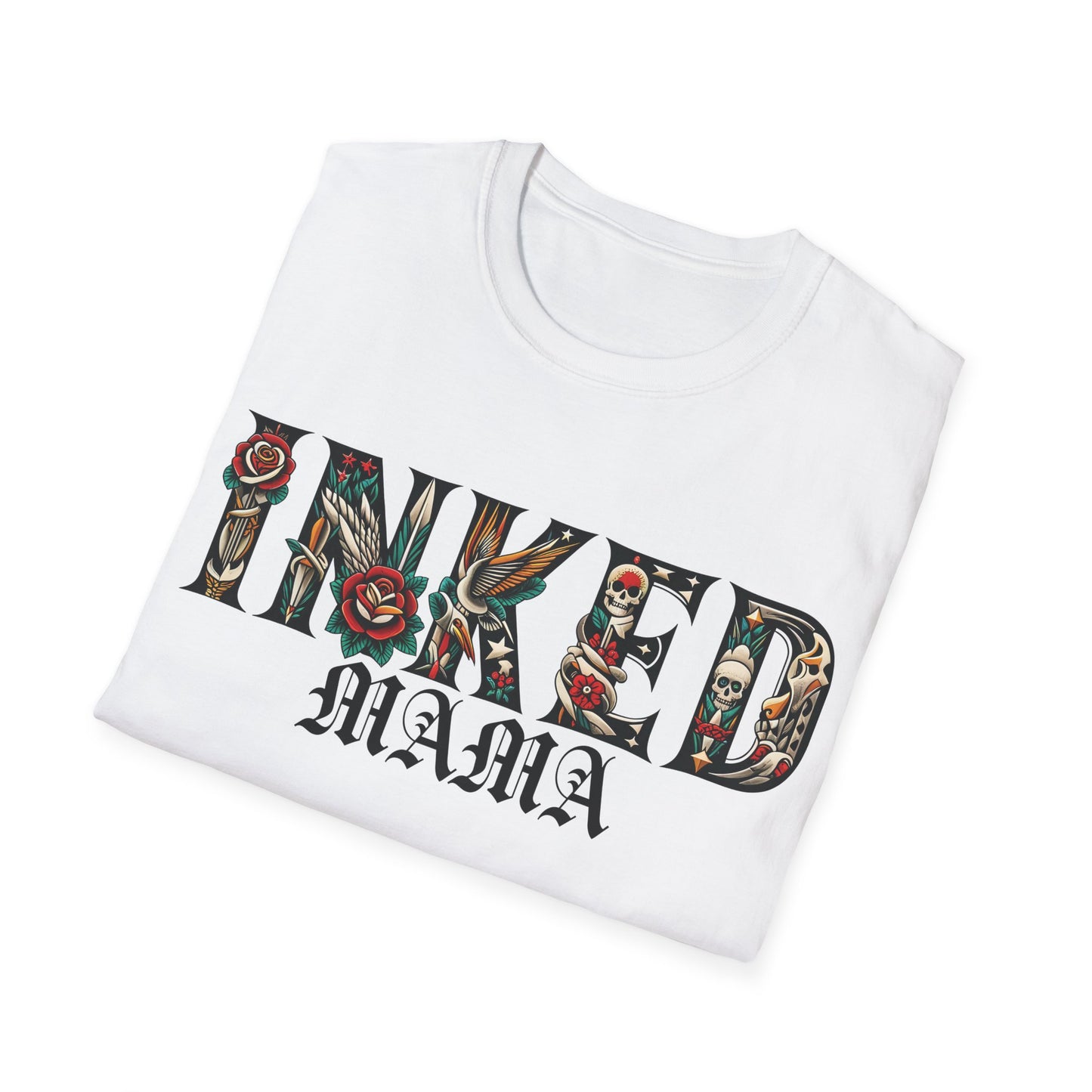 Inked Mama Retro Tattoo T-shirt