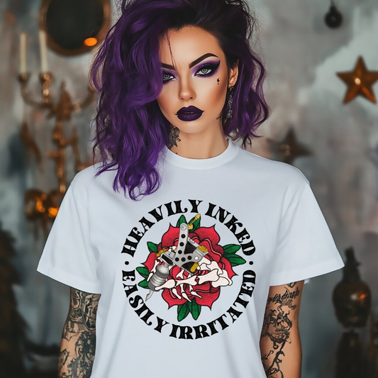 Heavily Inked Retro Tattoo T-shirt